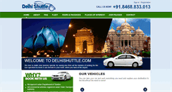 Desktop Screenshot of delhishuttle.com